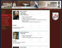 Tablet Screenshot of judo-kassel.de